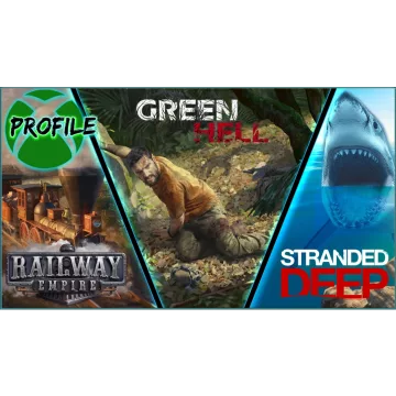 Купить аккаунт Green Hell + Stranded Deep + Railway Empire выгодно