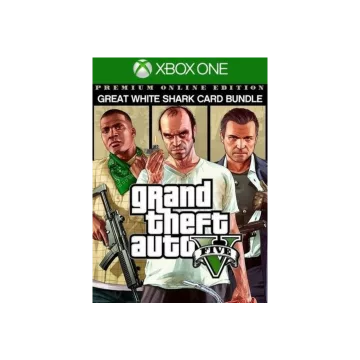 Купить ключ Grand Theft Auto V: Premium Edition & Great White Shark Card Bundle выгодно