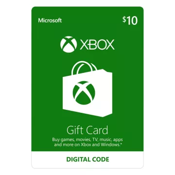 Купить карту пополнения Xbox США 10 $ выгодно