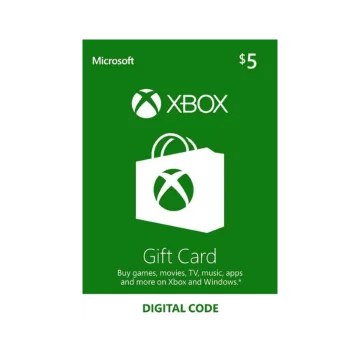 Купить карту пополнения Xbox США 5 $ выгодно