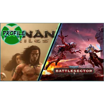 Купить аккаунт Warhammer 40,000: Battlesector + Conan Exiles выгодно