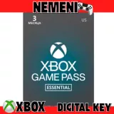 Купить подписку Xbox Game Pass Essential на 3 месяца по выгодной цене