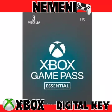 Купить подписку Xbox Game Pass Essential на 3 месяца выгодно