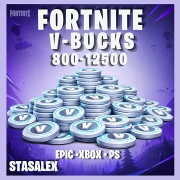 Купить код Fortnite V-Bucks 800–12500 для Xbox выгодно