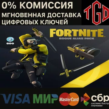 Купить DLC Fortnite Rogue Alias 600 V-Bucks выгодно