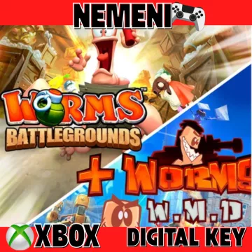 Купить ключ Worms Battlegrounds + Worms W.M.D выгодно