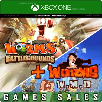 Купить ключ Worms Battlegrounds + Worms W.M.D выгодно