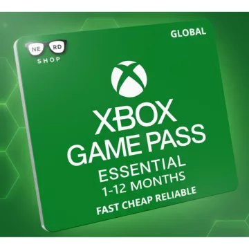 Купить подписку Xbox Game Pass Essential на 1–12 месяцев выгодно