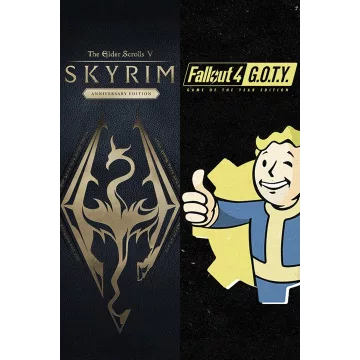 Купить активацию Skyrim Anniversary + Fallout 4 GOTY Bundle выгодно