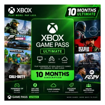 Купить подписку Xbox Game Pass Ultimate на 10 месяцев выгодно