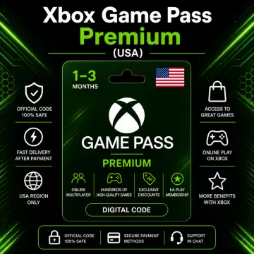 Купить подписку Xbox Game Pass Premium на 1–3 месяца выгодно
