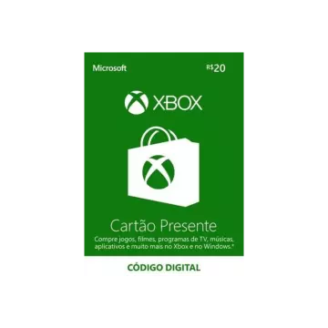 Купить карту пополнения Xbox 20 BRL выгодно
