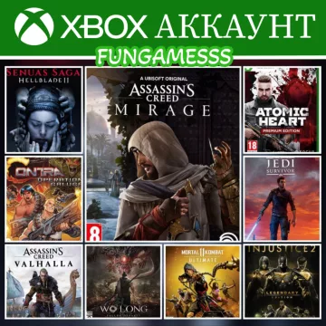 Купить аккаунт Assassin’s Creed Mirage + Atomic Heart Blood On Crystal + ТОП ИГРЫ выгодно