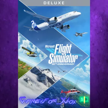 Купить активацию Microsoft Flight Simulator Deluxe 40th Anniversary Edition выгодно