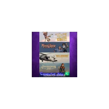 Купить активацию Klabater Bundle The Amazing American Circus, Moonshine Inc., Heliborne and Cro выгодно