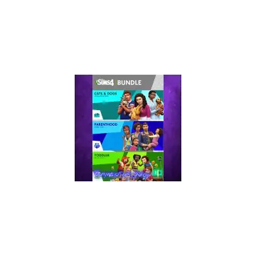 Купить DLC The Sims 4 Bundle - Cats & Dogs, Parenthood, Toddler Stuff выгодно