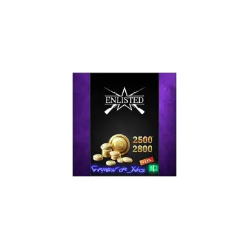 Купить DLC Enlisted - 2500 Gold + 300 Bonus выгодно
