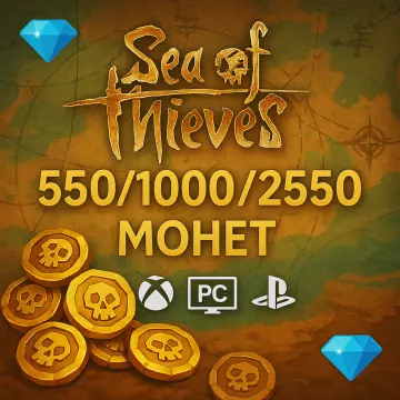 Купить код Sea of Thieves 550-1000-2550 Монет для Xbox выгодно