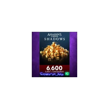 Купить код Helix Credits Extra Large Pack 6,600 - Assassin’s Creed Shadows для Xbox выгодно