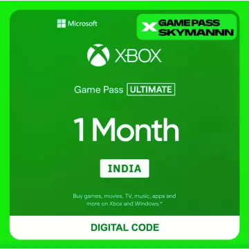 Купить подписку Xbox Game Pass Ultimate на 1 месяц выгодно