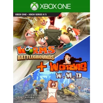 Купить активацию Worms Battlegrounds + Worms W.M.D выгодно