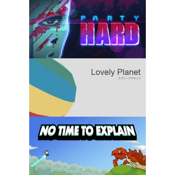 Купить активацию tinyBuild Bundle: PartyHard + Lovely Planet + No выгодно