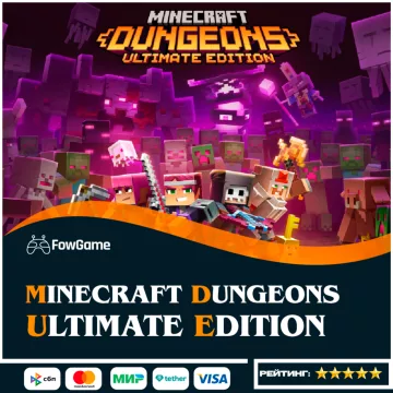 Купить ключ Minecraft Dungeons Ultimate Edition выгодно