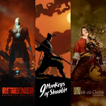 Купить ключ 9 Monkeys of Shaolin + Ash of Gods + Redeemer: Bundle выгодно
