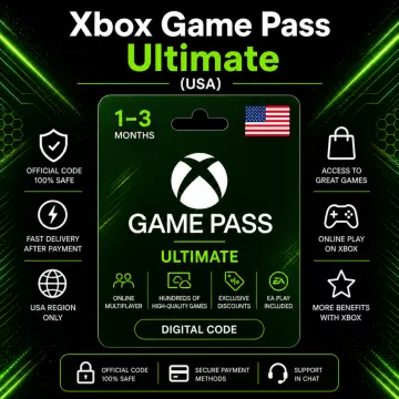Купить подписку Xbox Game Pass Ultimate на 1–3 месяца выгодно