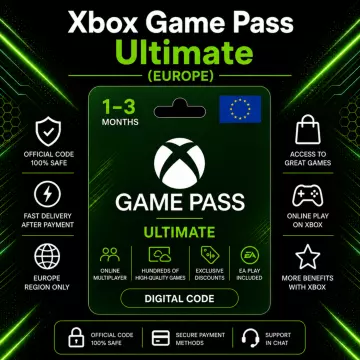 Купить подписку Xbox Game Pass Ultimate на 1–3 месяца выгодно