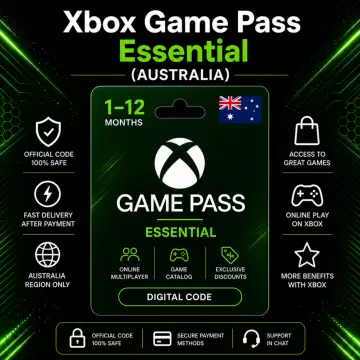 Купить подписку Xbox Game Pass Essential на 1–12 месяцев выгодно