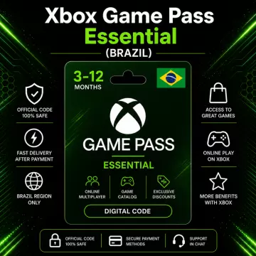 Купить подписку Xbox Game Pass Essential на 3–12 месяцев выгодно