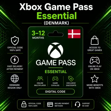 Купить подписку Xbox Game Pass Essential на 3–12 месяцев выгодно