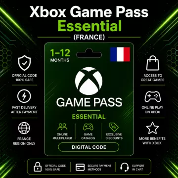 Купить подписку Xbox Game Pass Essential на 1–12 месяцев выгодно