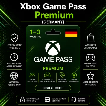 Купить подписку Xbox Game Pass Premium на 1–3 месяца выгодно