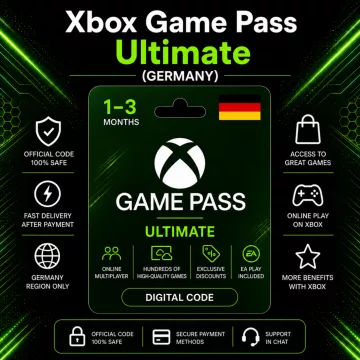 Купить подписку Xbox Game Pass Ultimate на 1–3 месяца выгодно