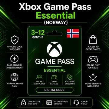 Купить подписку Xbox Game Pass Essential на 3–12 месяцев выгодно
