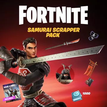Купить DLC Fortnite - Samurai Scrapper Pack + 1000 V-Bucks выгодно