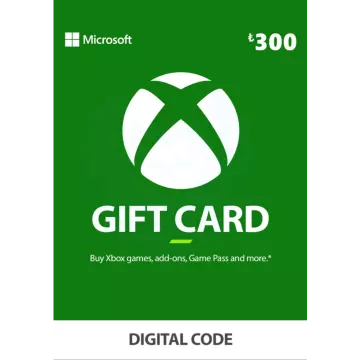 Купить карту пополнения Xbox Турция 300 TRY выгодно