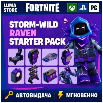 Купить DLC Fortnite Набор Буревой Ворон выгодно