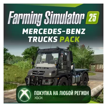 Купить DLC Farming Simulator 25 - Mercedes-Benz Trucks Pack выгодно