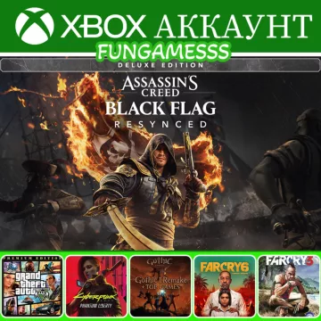 Купить аккаунт Assassin's Creed Black Flag Resynced + Cyberpunk 2077 + GTA V + Gothic 1 выгодно