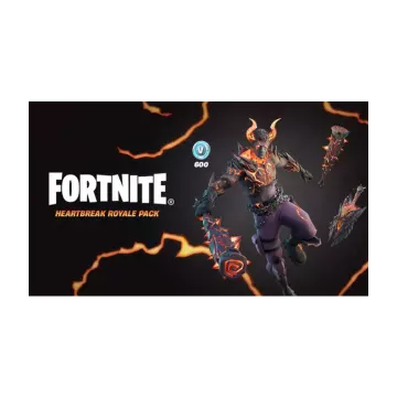 Купить DLC Fortnite Heartbreak Royale Pack + 600 V Bucks выгодно