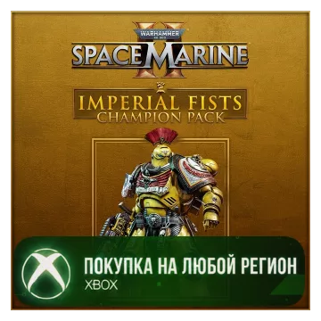 Купить DLC Warhammer 40,000: Space Marine 2 - Imperial Fists Champion Pack выгодно