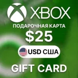 Купить карту пополнения Xbox США 25 USD по выгодной цене