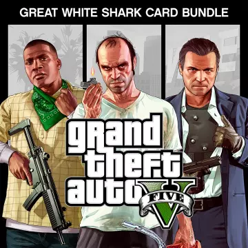 Купить ключ Grand Theft Auto V: Premium Edition & Great White Shark Card Bundle выгодно
