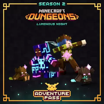 Купить DLC Minecraft Dungeons Luminous Night Adventure Pass выгодно