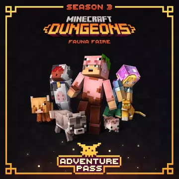 Купить DLC Minecraft Dungeons Fauna Faire Adventure Pass выгодно