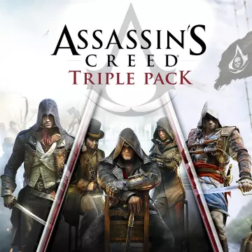 Купить ключ Assassin's Creed Triple Pack: Black Flag, Unity, Syndicate выгодно