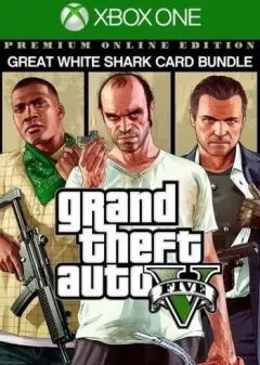 Grand Theft Auto V Premium Edition+Белая Акула — купить ключ дёшево